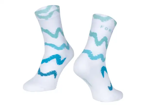 Force Endure Radsocken weiß/blau