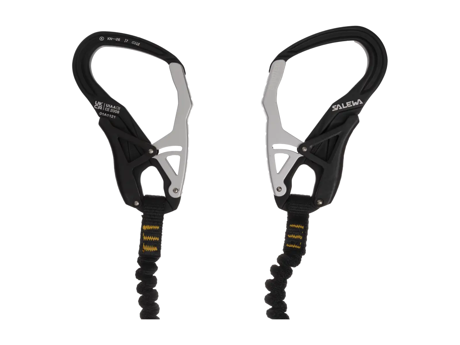 Salewa Set Via Ferrata Ergo Core Klettersteig-Dämpfer Black/Yellow