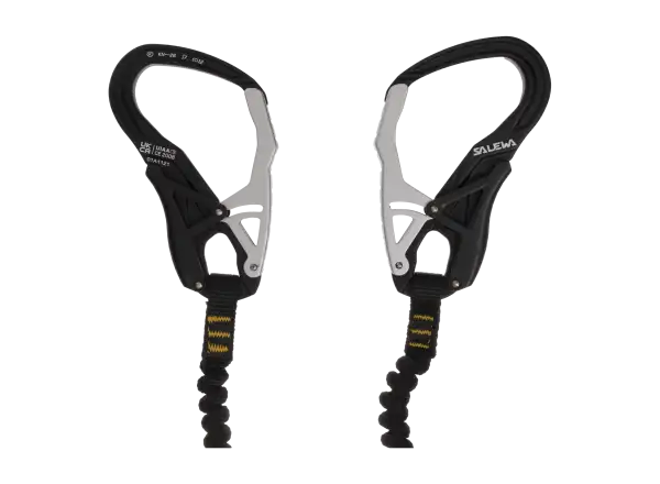Salewa Set Via Ferrata Ergo Core Klettersteig-Dämpfer Black/Yellow