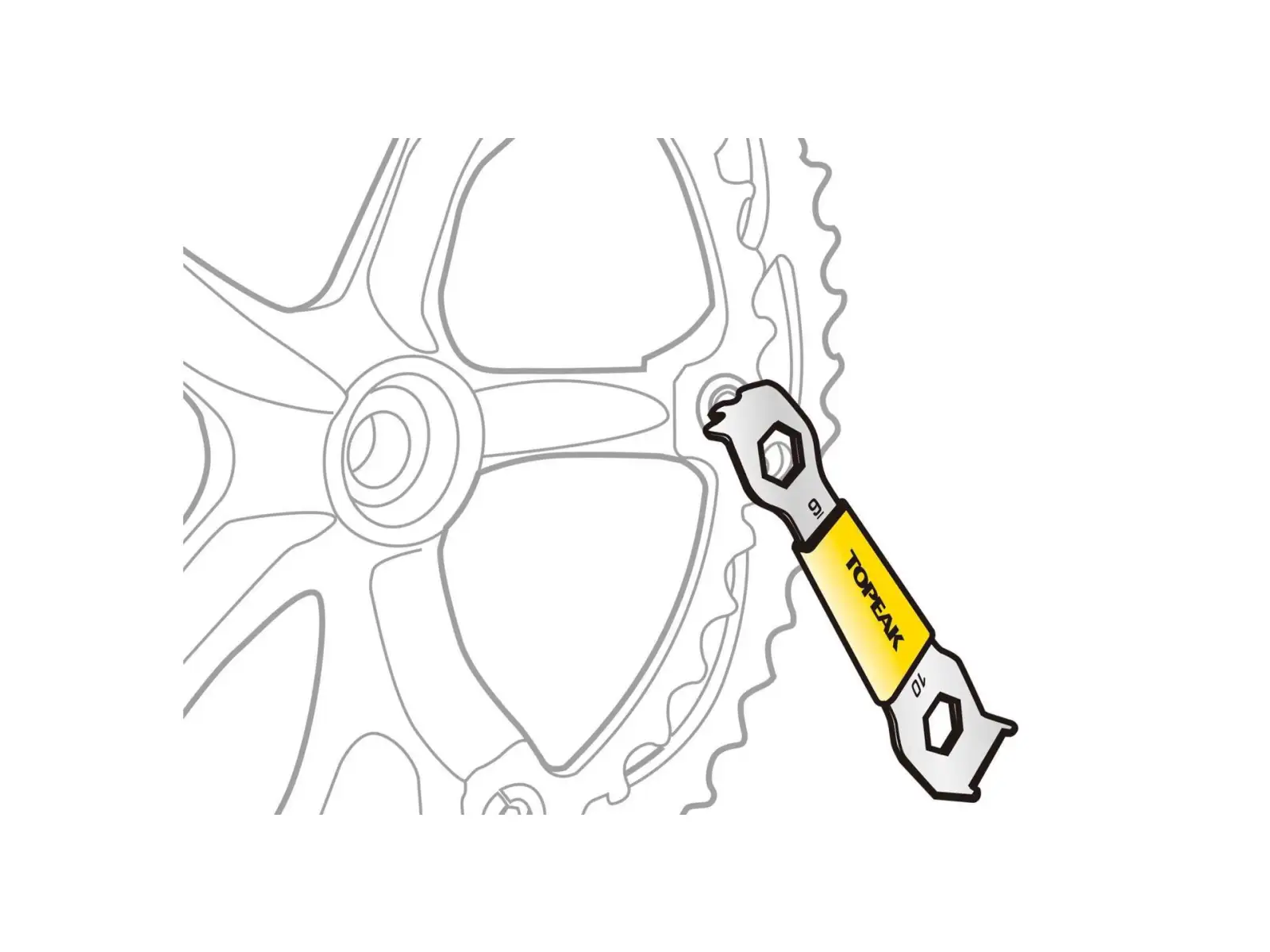Topeak Kettenblattschraubenschlüssel