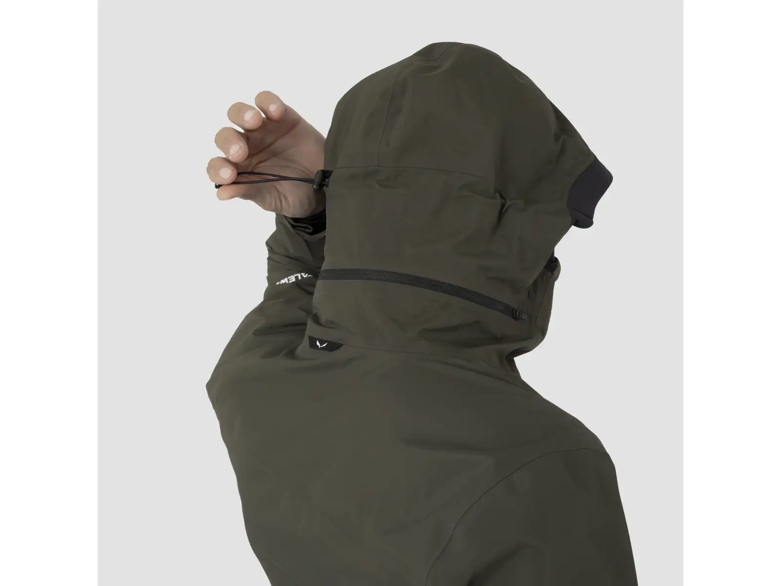 Salewa Sella 3L Powertex Herrenjacke Dark Olive