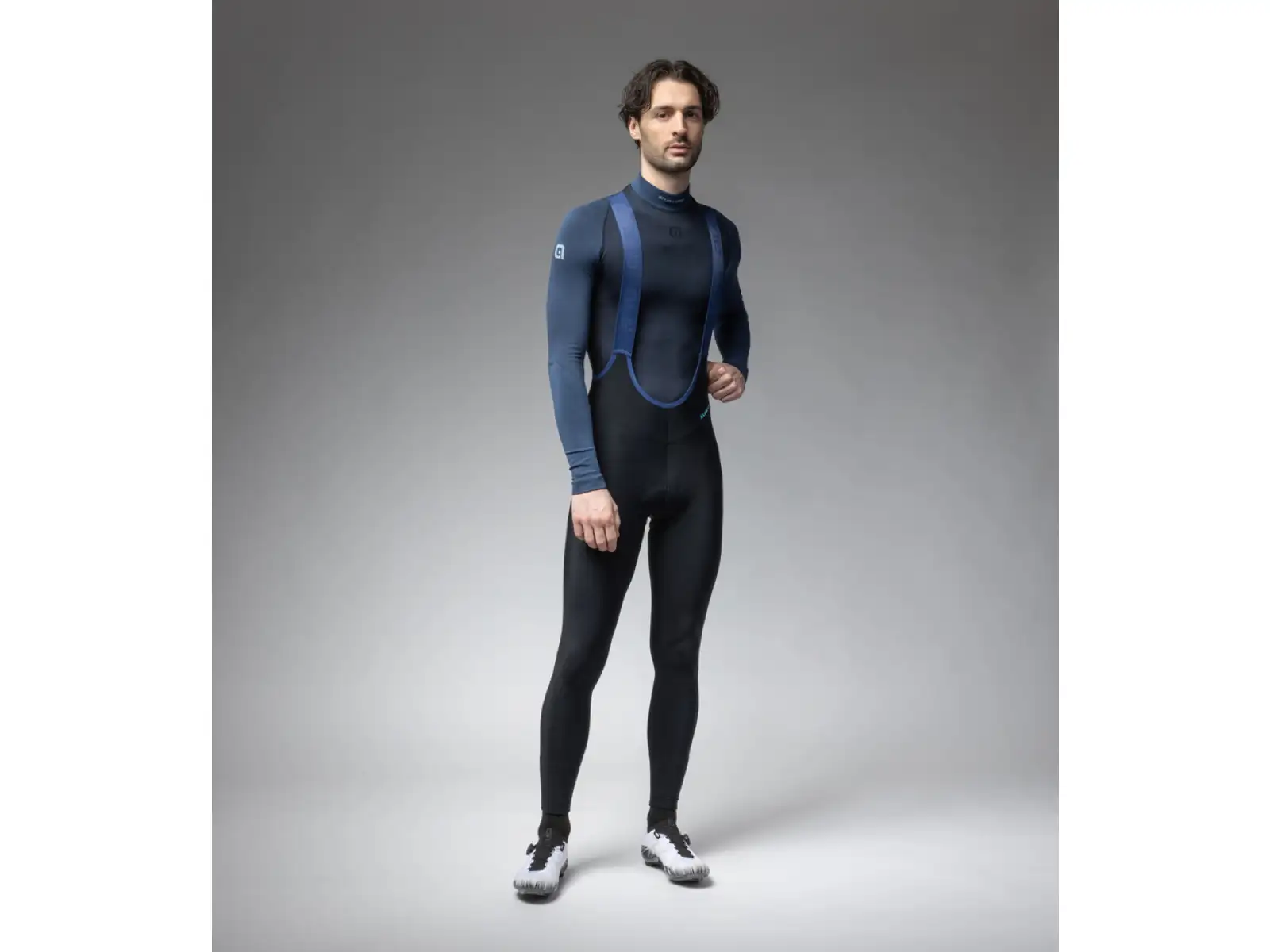 Alé Klimatik K-Tour Herren Thermo-Trägerhose mit Polster schwarz