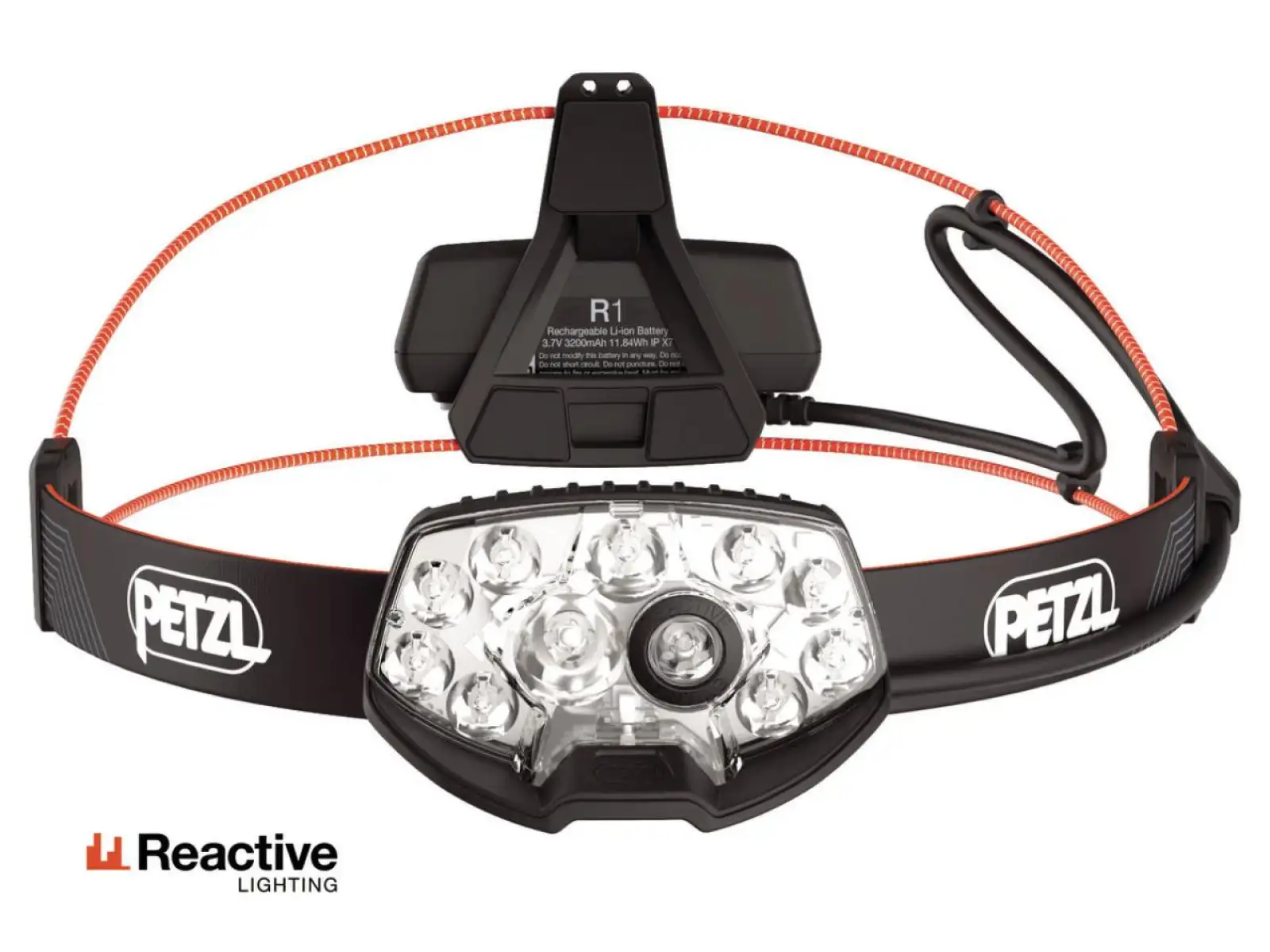 Petzl Nao RL wiederaufladbare Stirnlampe Black