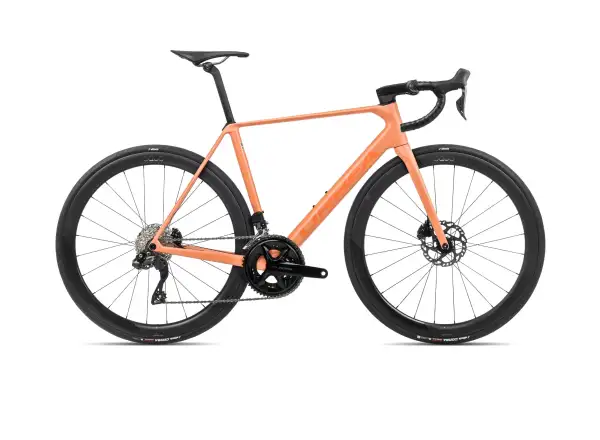 Orbea Orca M30iLTD PWR Rennrad Orange Cloud/Stone Blue