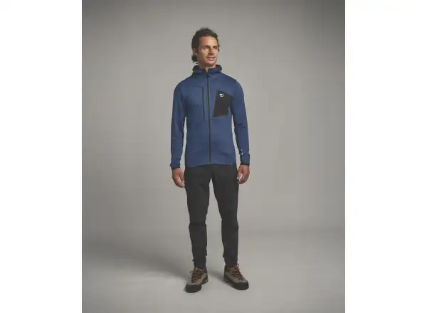 Ortovox Fleece Grid Hoody Herren-Sweatshirt Black Raven