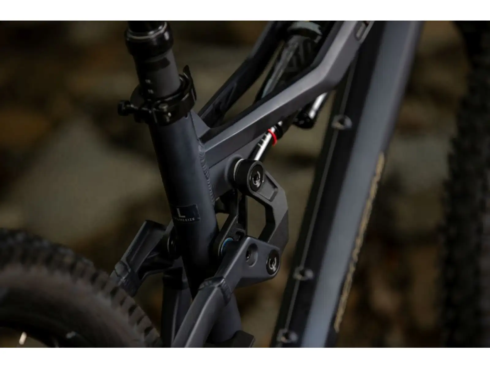 Rock Machine Whizz FS I 50 Mountainbike Matte Milliardär Blau.