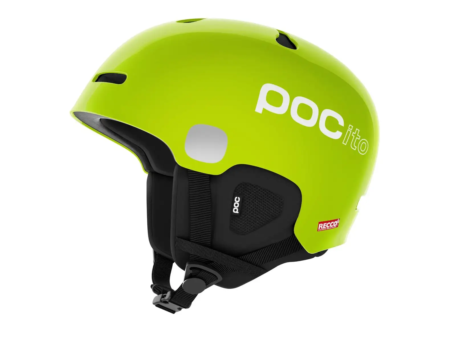 POC POCito Auric Cut MIPS Kinder Skihelm Fluorescent Yellow/Green Größe XS-S (51-54 cm)
