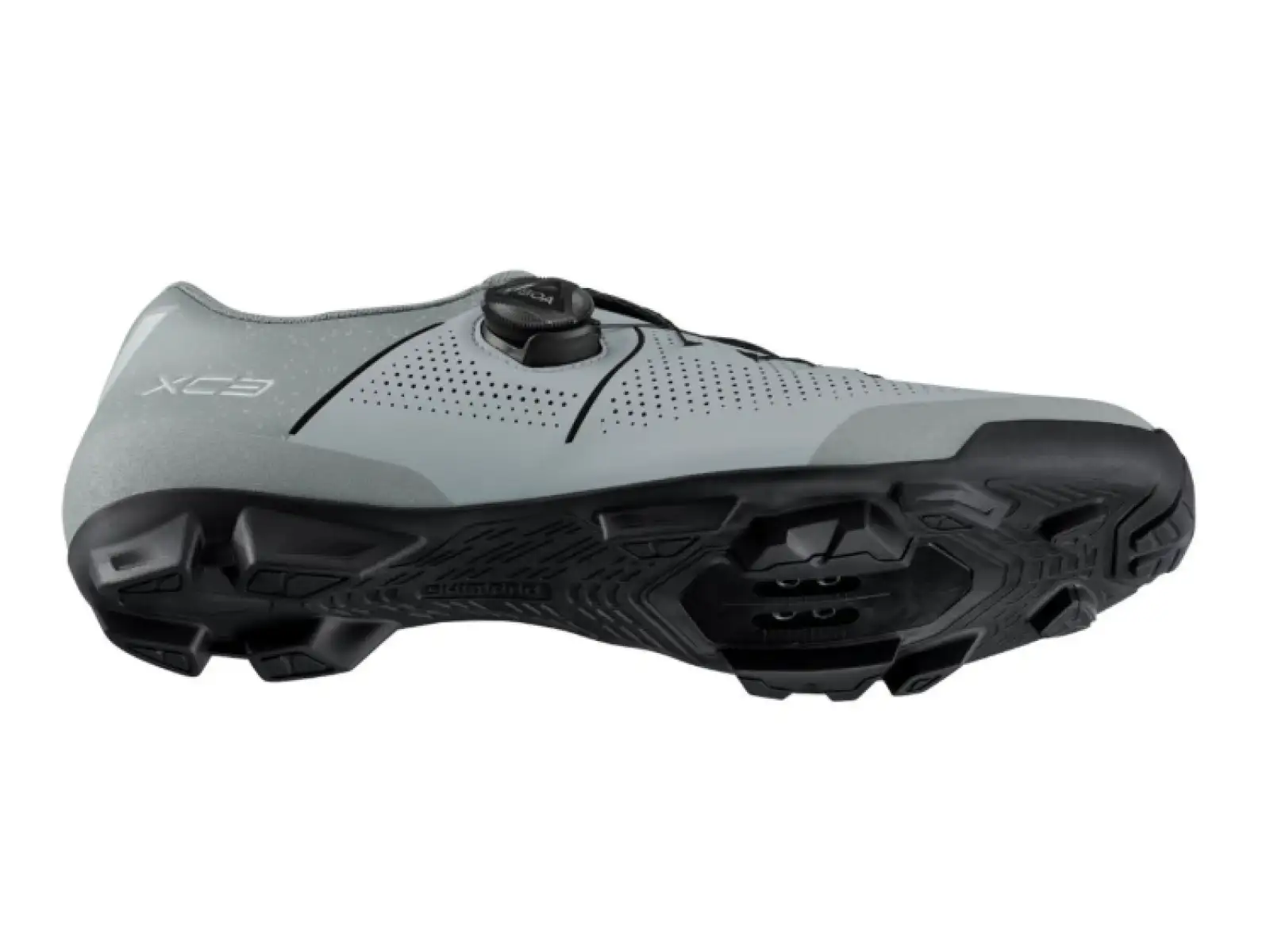Shimano SH-XC302 breite Herren MTB-Schuhe grau