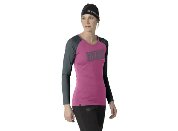 Dynafit 24/7 Damen Langarmshirt Magenta