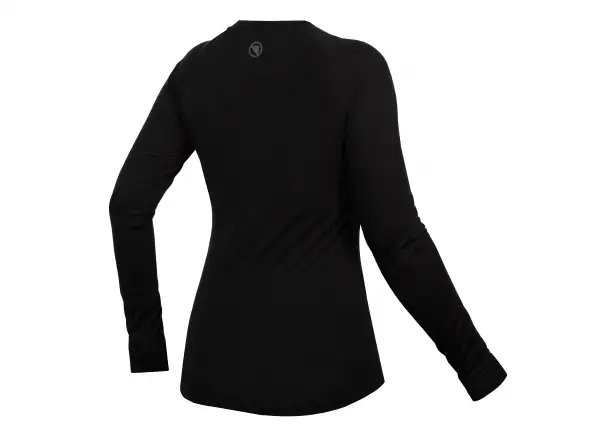 Endura Baabaa Merino Damen Langarmshirt Schwarz