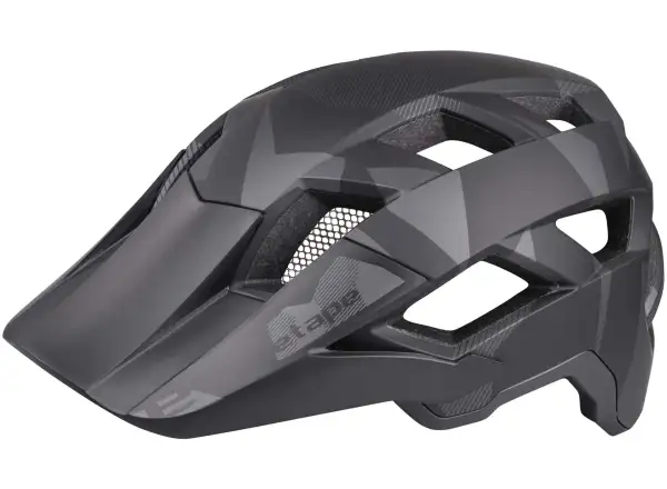 Etape X-Ray Fahrradhelm schwarz/mattgrau