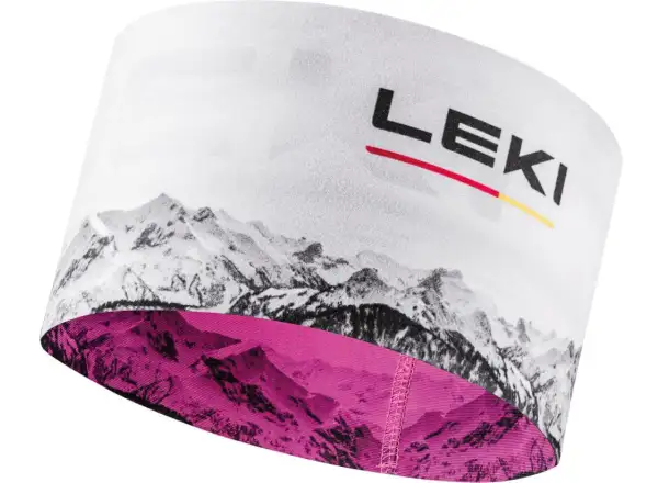 Leki XC Stirnband Neon Pink/Weiß Größe Uni