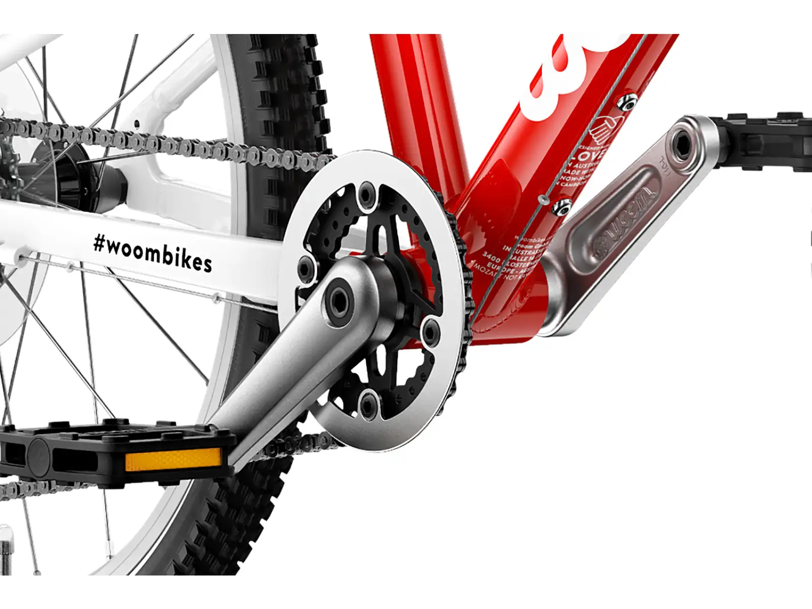 Woom 4 Rot 20 Kinderfahrrad