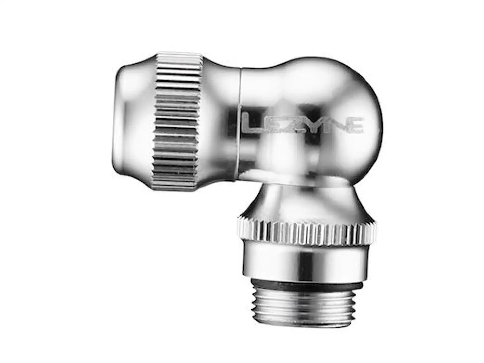 Lezyne Slip Chuck Schlauchadapter für Luftpumpe in Hochglanz-Finish