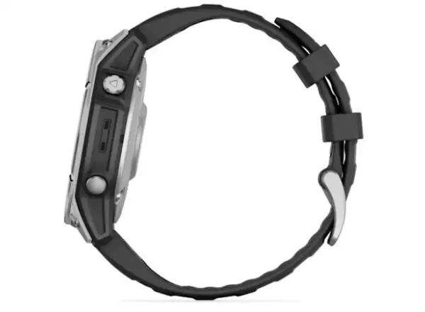Garmin fenix E - 47 mm AMOLED Smartwatch aus Edelstahl