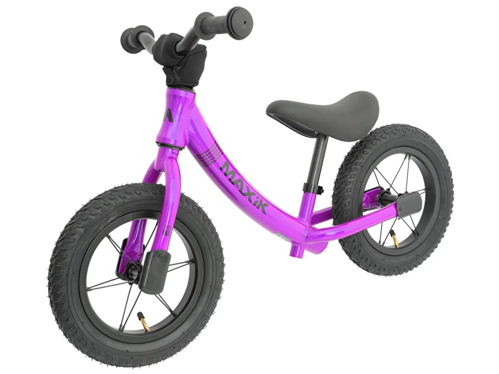 MAXÍK Evo Lite Kinderlaufrad magenta/lila + Gurt YAK