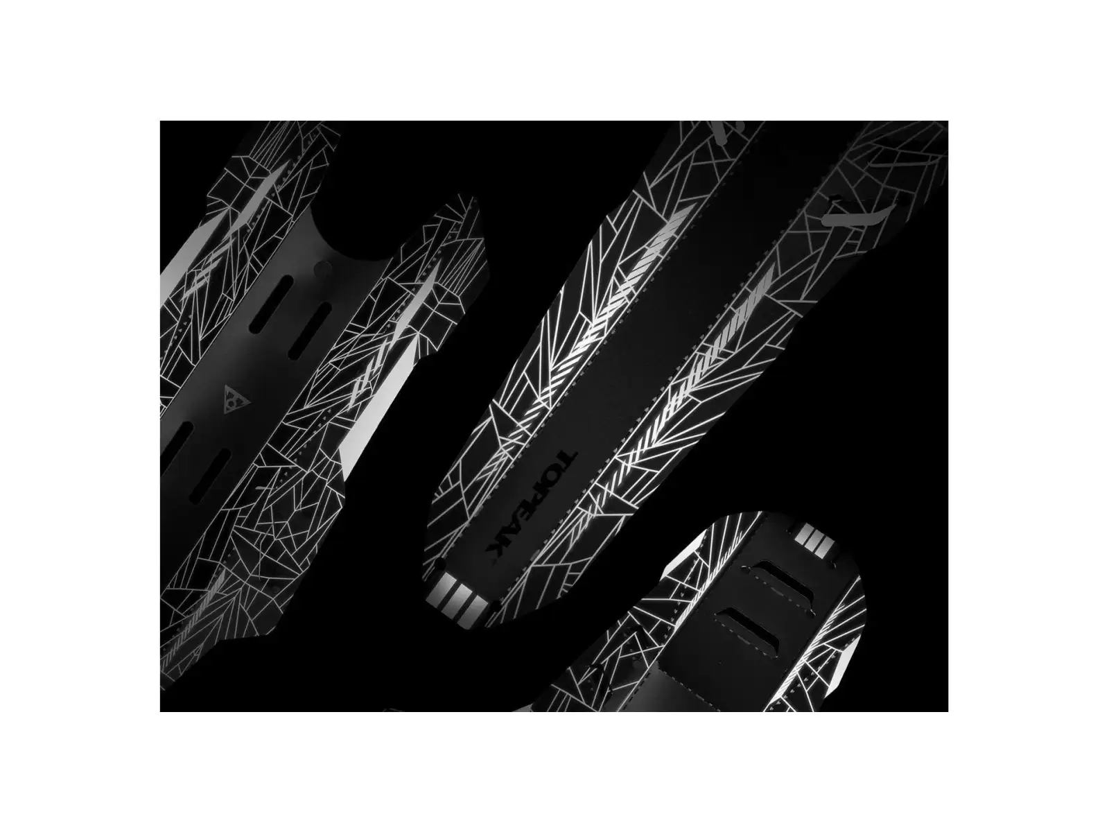 Topeak D-Flash ST hintere Schutzblech schwarz/reflektierend.