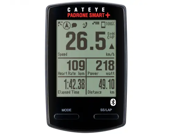 CatEye Padrone Smart+ SC100B Computer schwarz