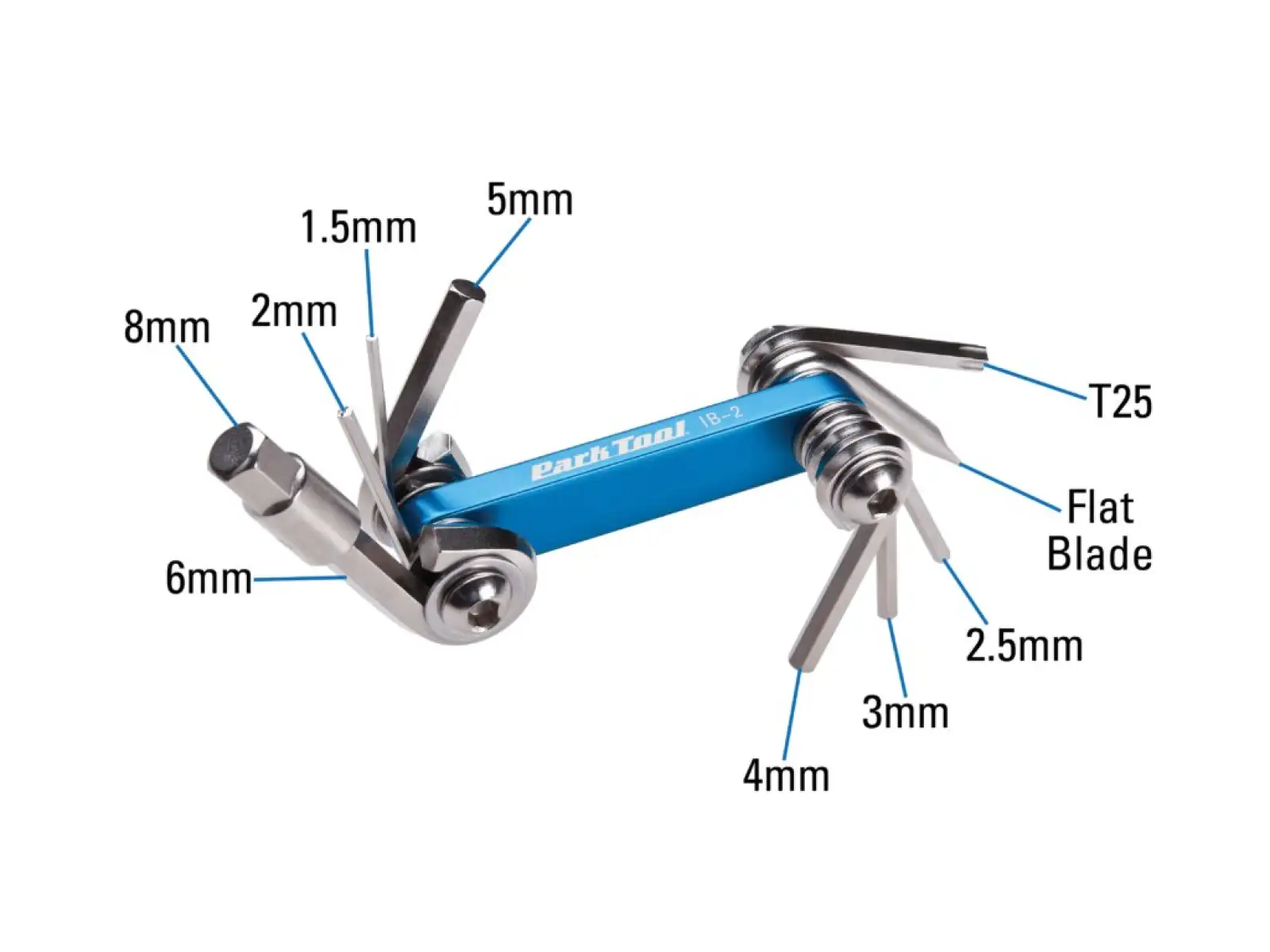 Park Tool IB-2 Multitool mit I-Beam 10 Funktionen