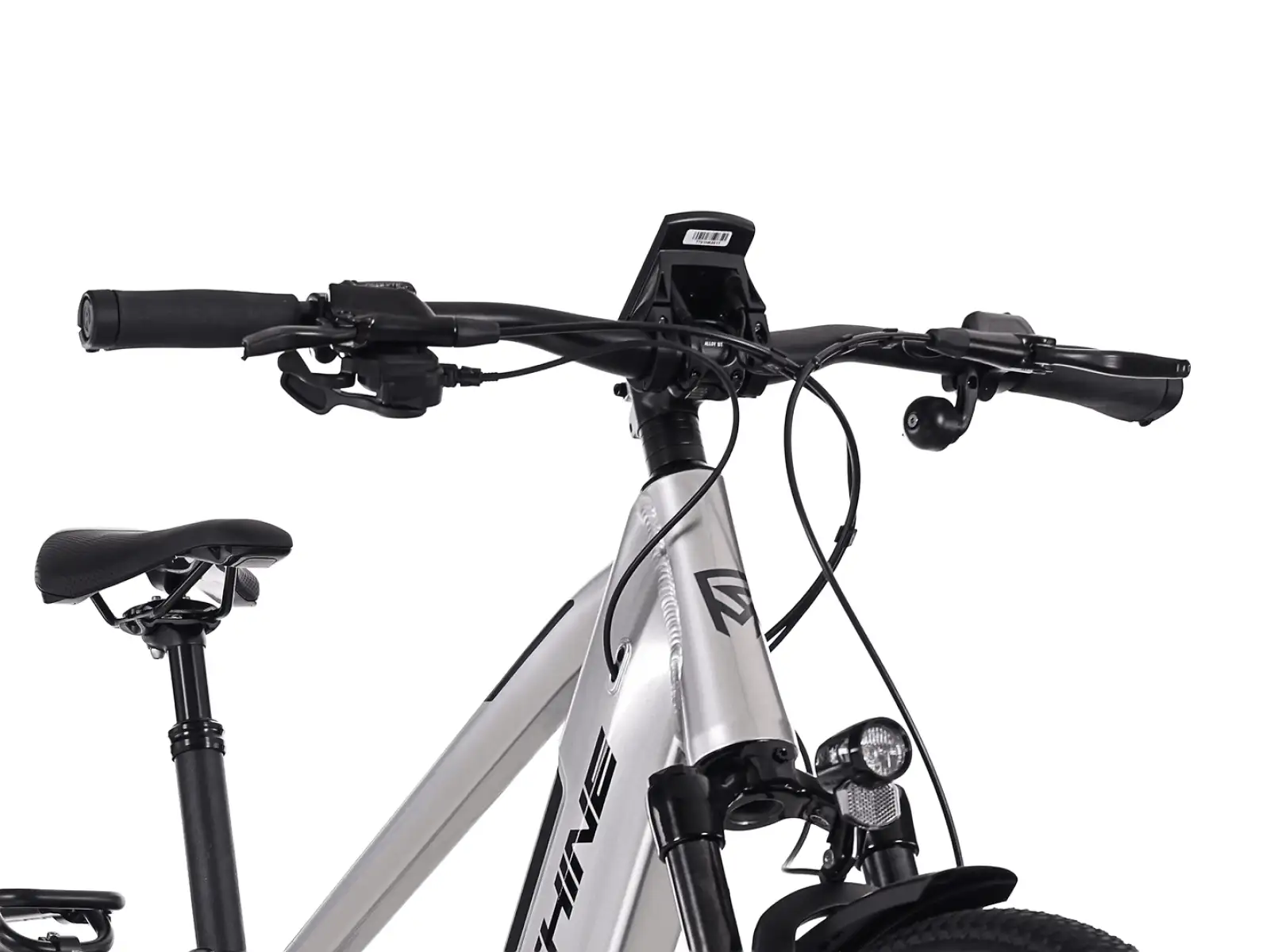 Rock Machine eSTORM 70 TOUR E-Mountainbike Gloss Silver/Black/Grey