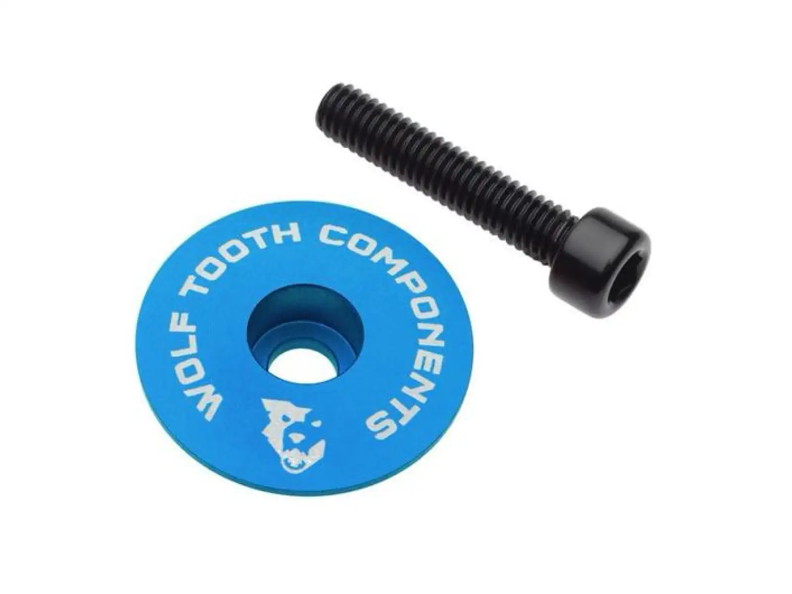 Wolf Tooth Ultralight Steuersatzkappe blau