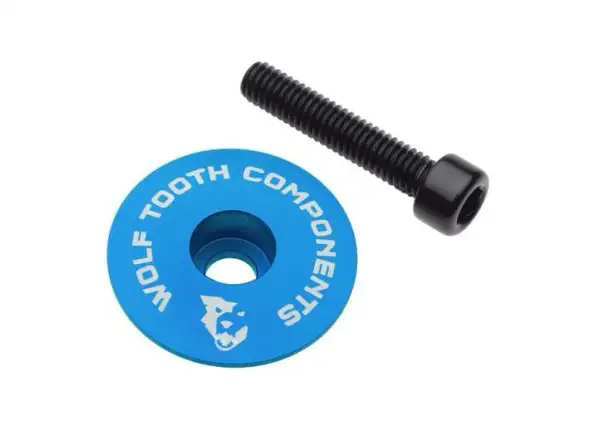 Wolf Tooth Ultralight Steuersatzkappe blau