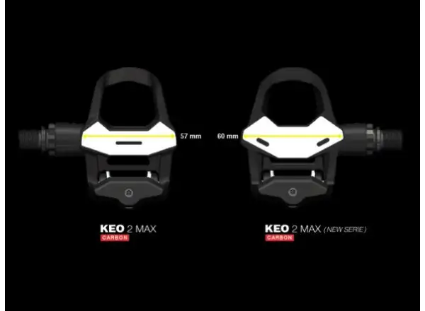 Die Look Keo 2 Max Carbon Straßenpedale.