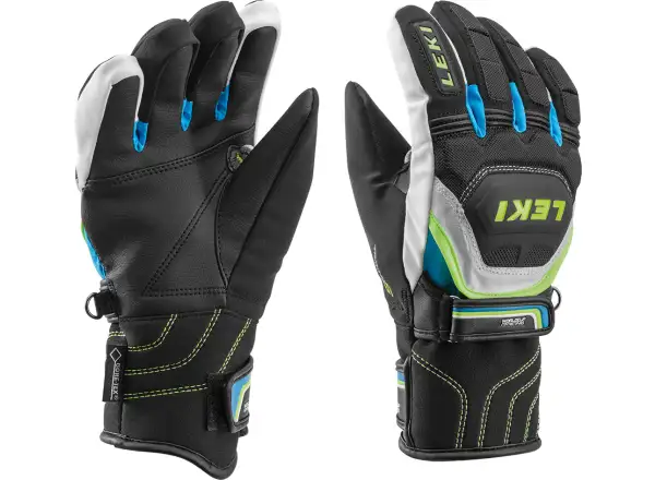 Leki Worldcup Race Coach Flex S GTX Junior Kinder Skihandschuhe black/white