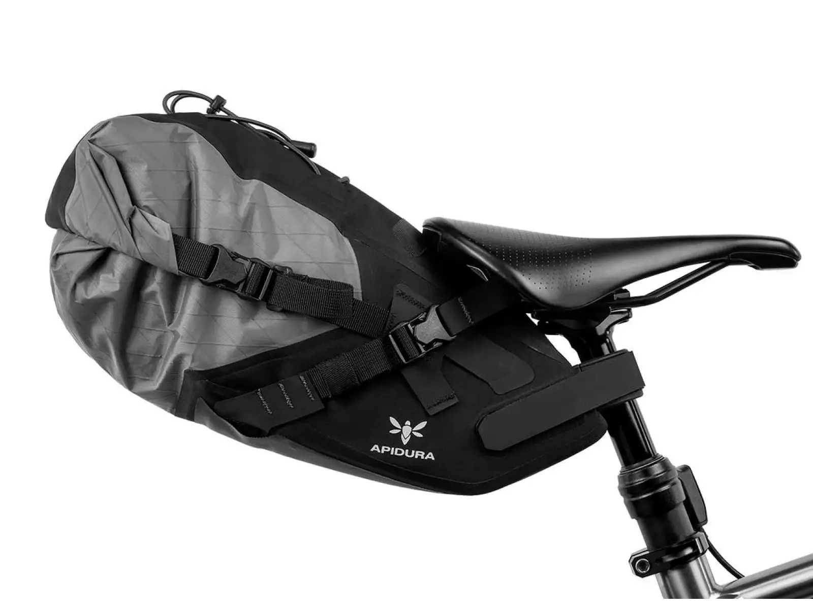 Apidura Backcountry Satteltasche 10 l Schwarz/Grau