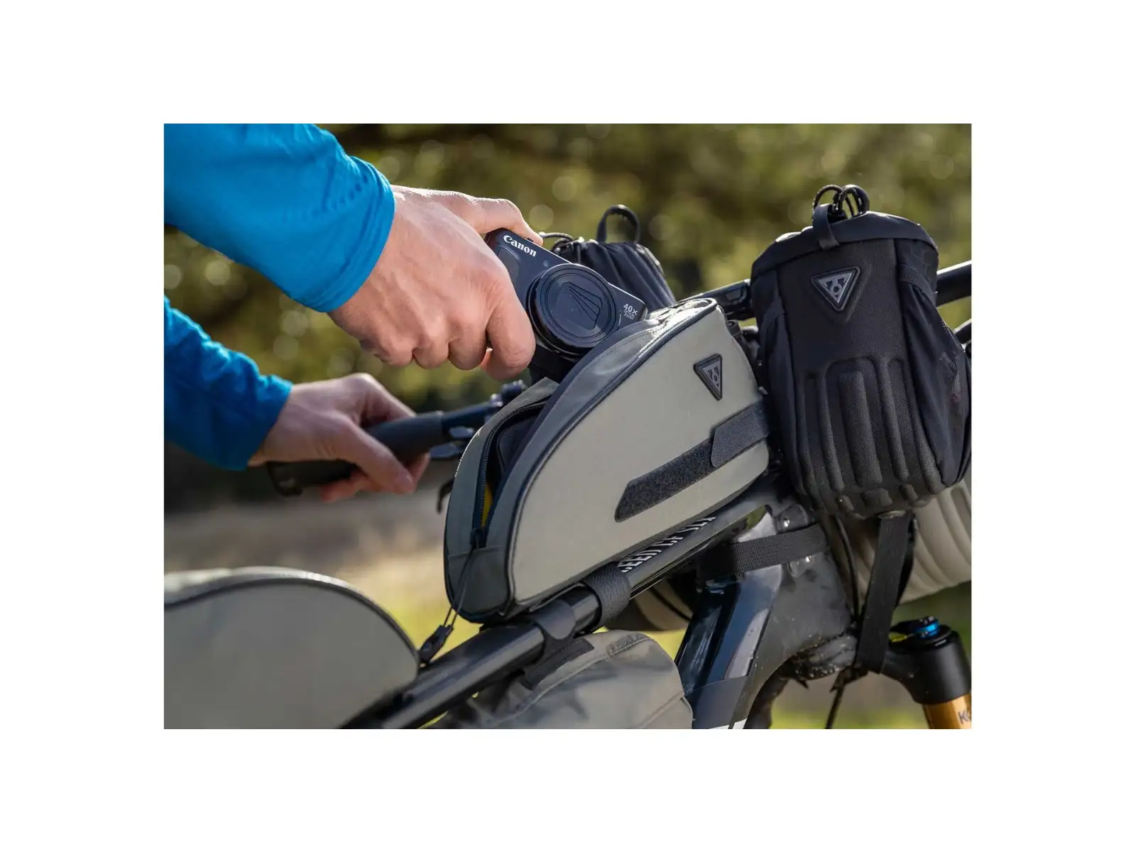 Topeak TopLoader Rahmentasche 0,75 l grün