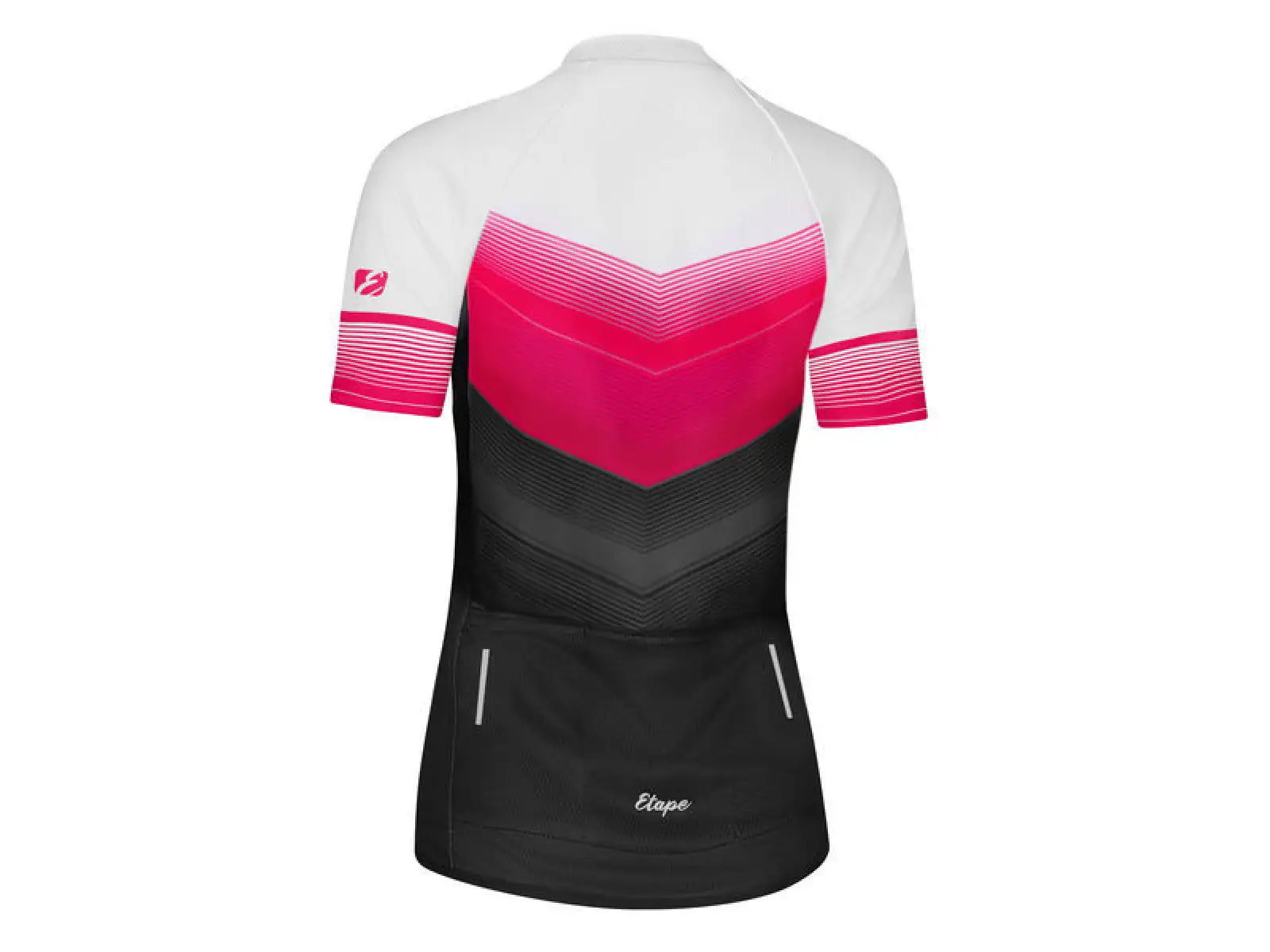 Etape Violet Damen Trikot kurzarm rosa/schwarz