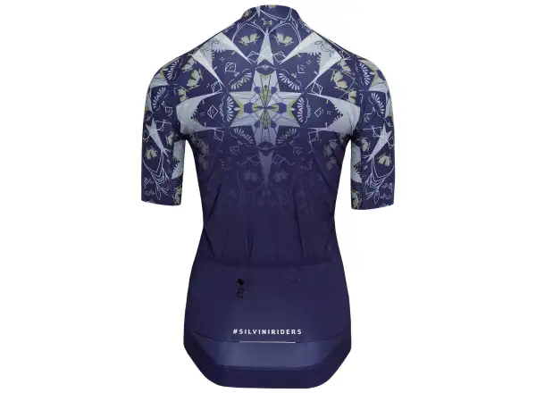 Silvini Mottolina Damen-Trikot mit kurzen Ärmeln Navy