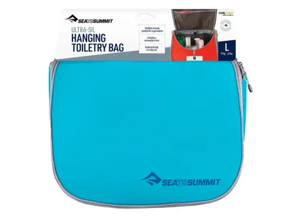 Sea to Summit Hängende Kosmetiktasche Groß Atoll Blue