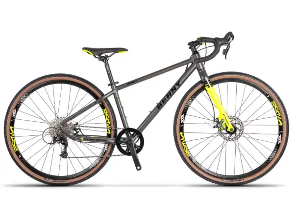Beany Pulse 700 Kinder-Gravelbike Neon Yellow