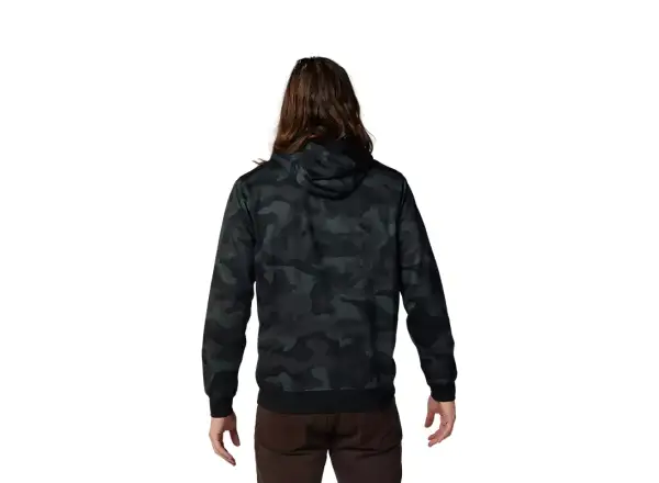Fox Head Camo Fleece Herrenhoodie Schwarz Camouflage