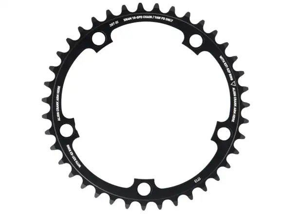 Sram Red 10-fach Kettenblatt 34 Zähne 110 mm YAW Schwarz