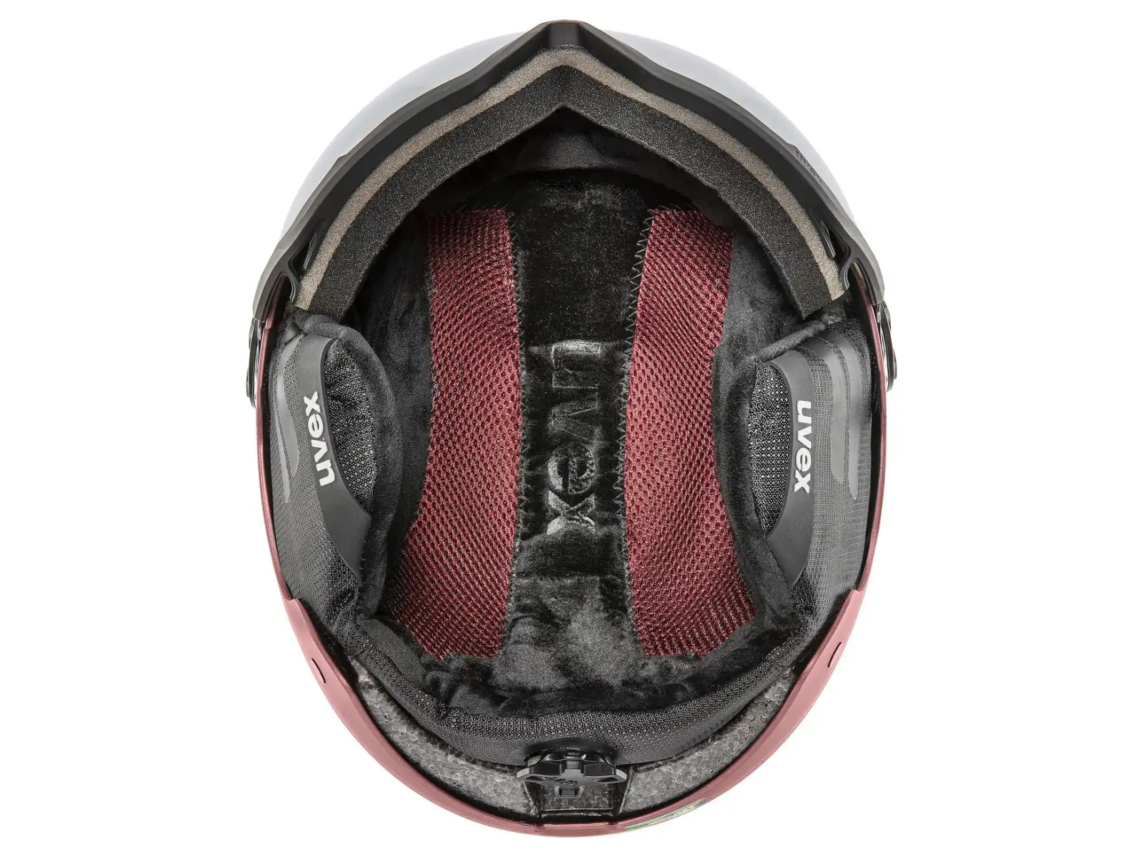 Uvex Wanted Visor Skihelm bramble/antique rose