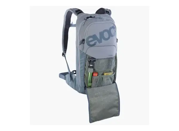 Evoc Stage 6 l Rucksack Stone Steel + Trinkblase 2 l