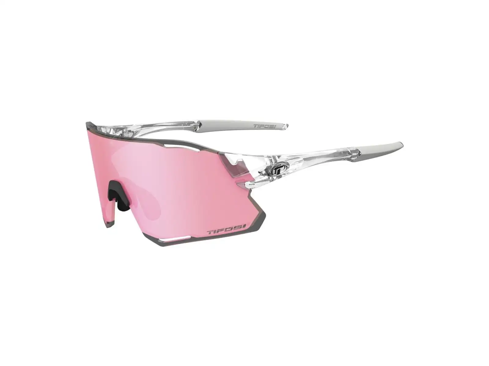 Tifosi Rail Race Sportbrille Crystal Clear/Clarion Rose/Clear
