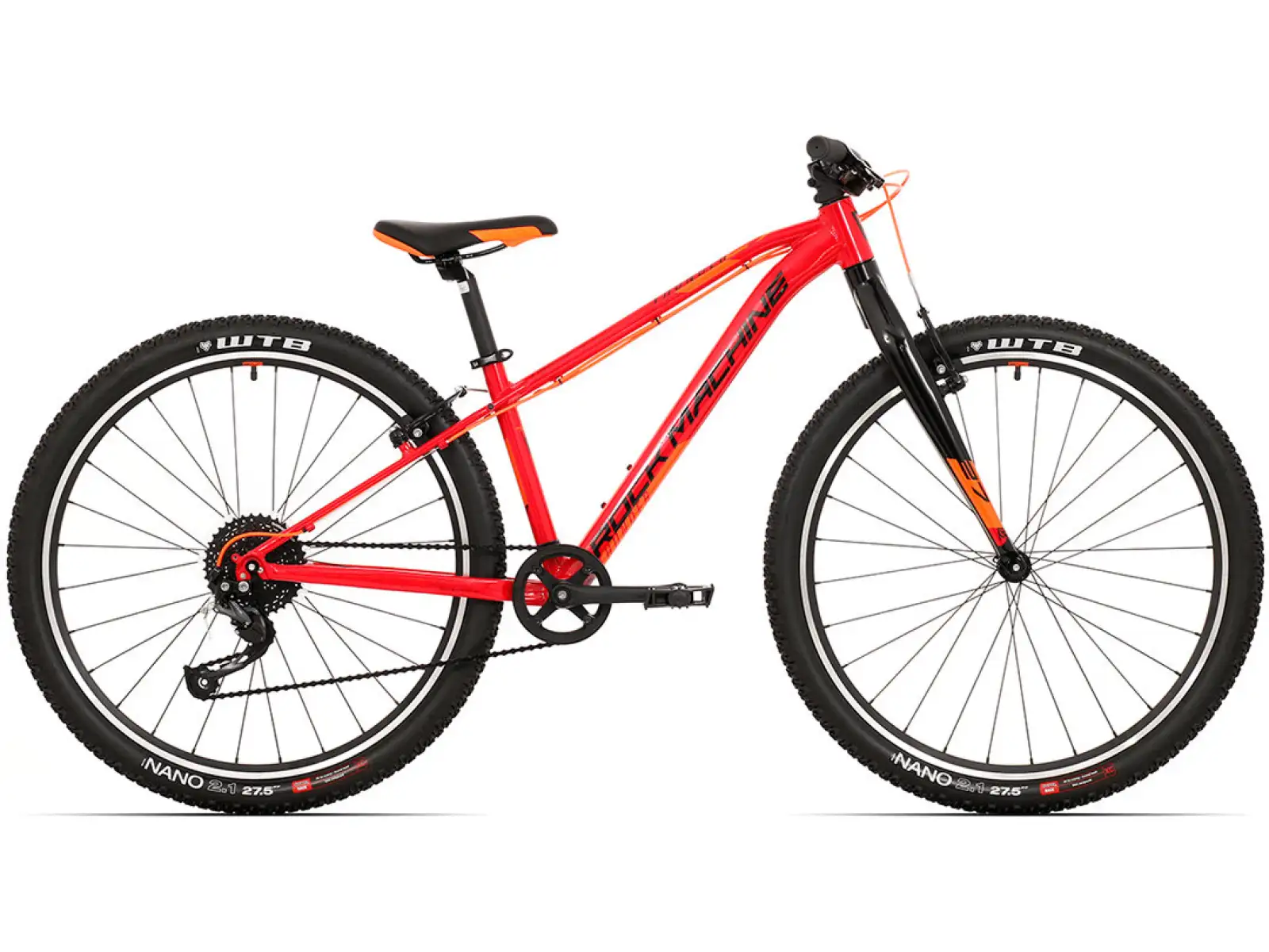 Rock Machine Thunder 27 VB rot/orange Kinder Mountainbike