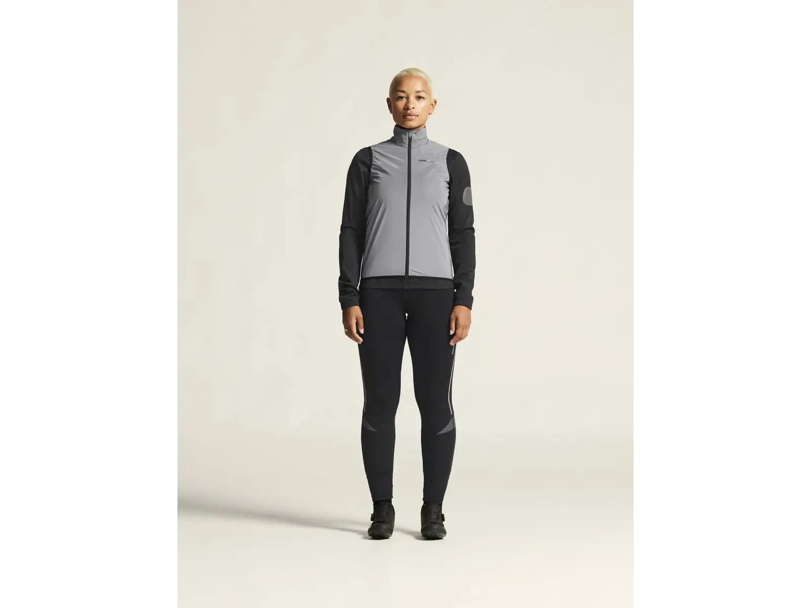 CRAFT ADV Essence Lumen Wind Damen-Fahrradweste grau