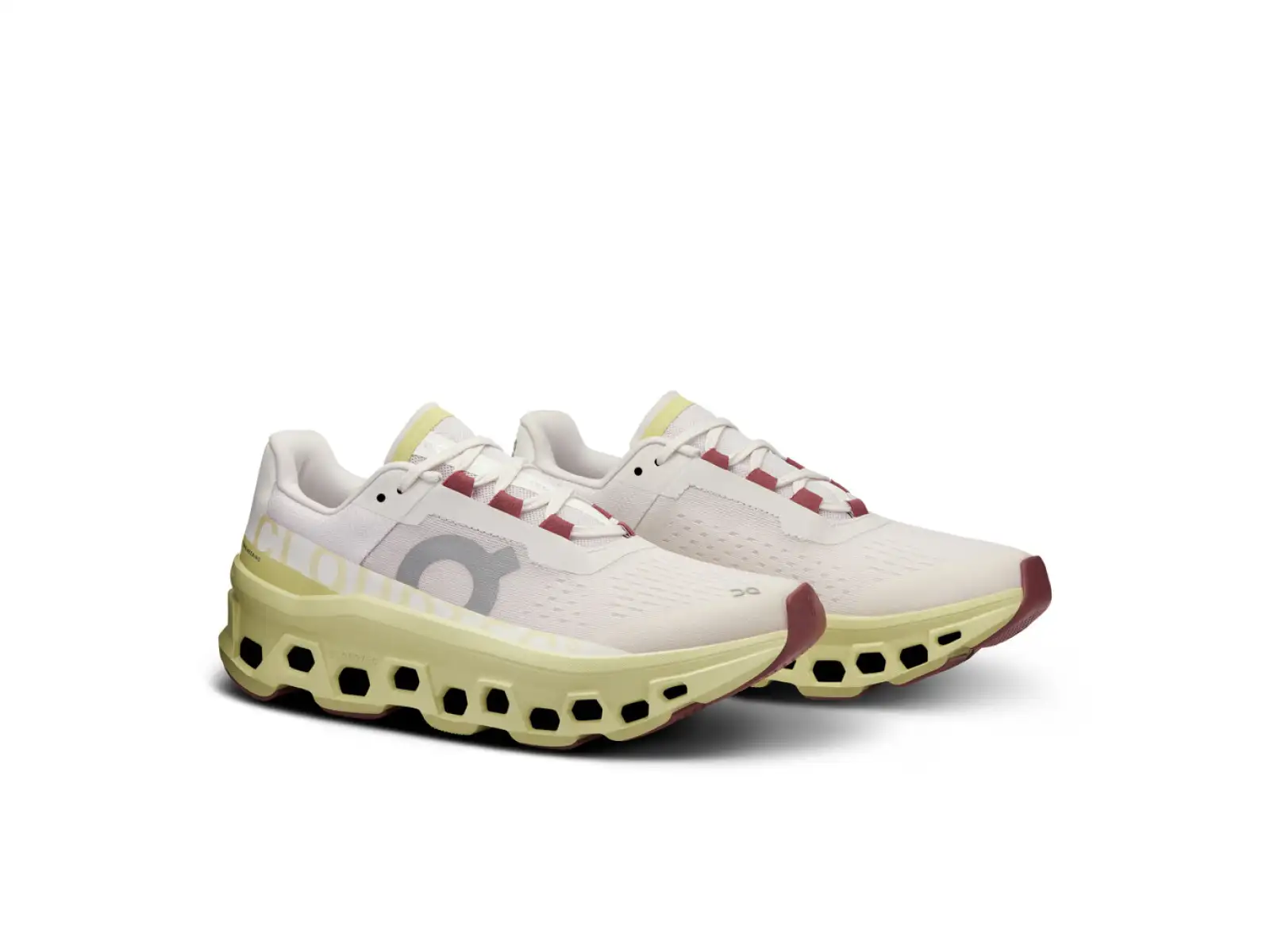 On Cloudmonster Damenlaufschuhe Frost/Acacia