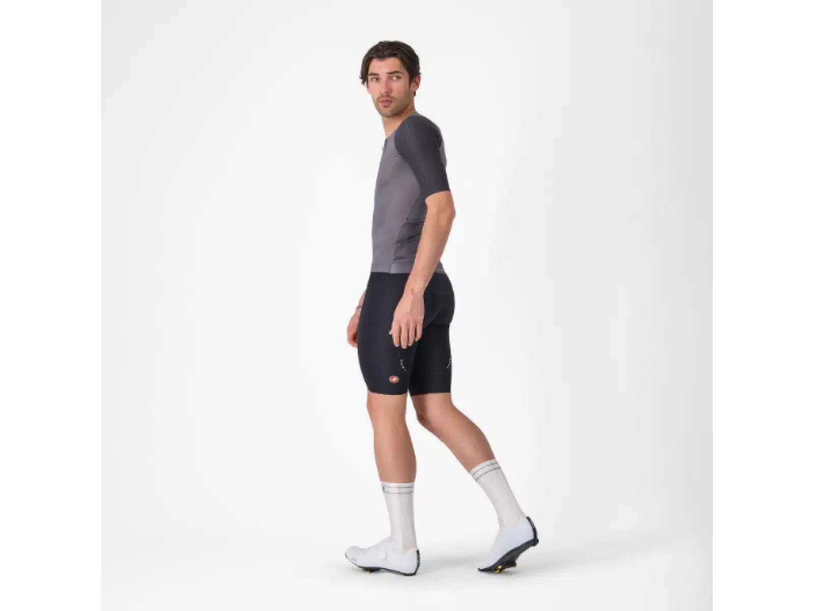 Castelli Aero Race 8S Herren-Trikot Kurzarm Smoky Gray