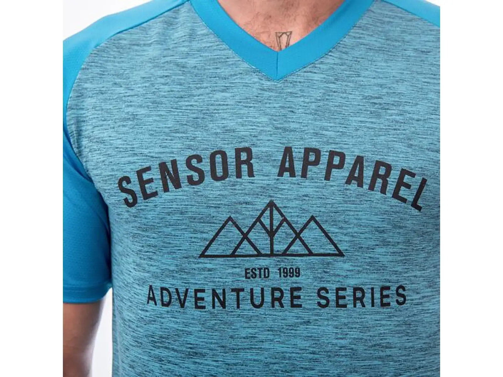 Sensor Charger Herren Trikot Kurzarm Blau