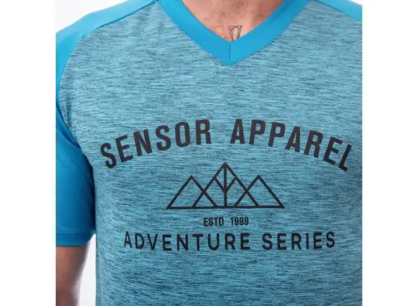 Sensor Charger Herren Trikot Kurzarm Blau