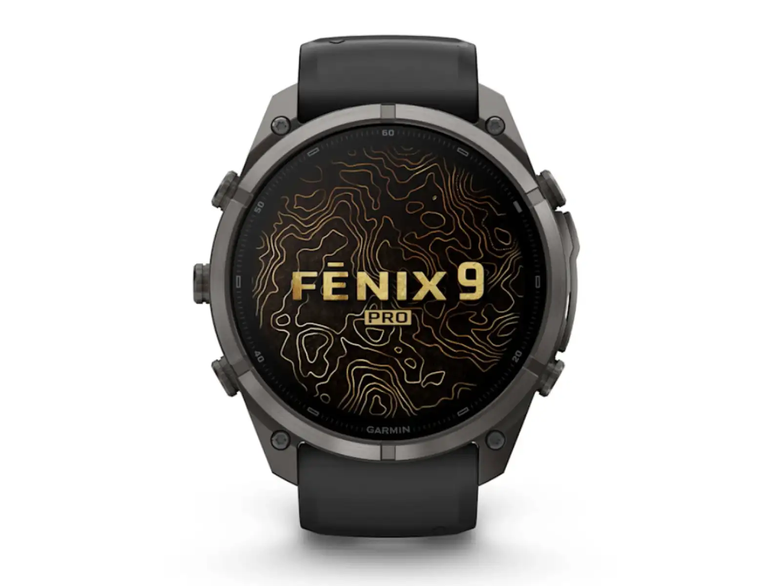 Garmin Fénix 9 Pro inReach 51 mm Smartwatch Carbon gray DLC Titanium Black/Pebble gray