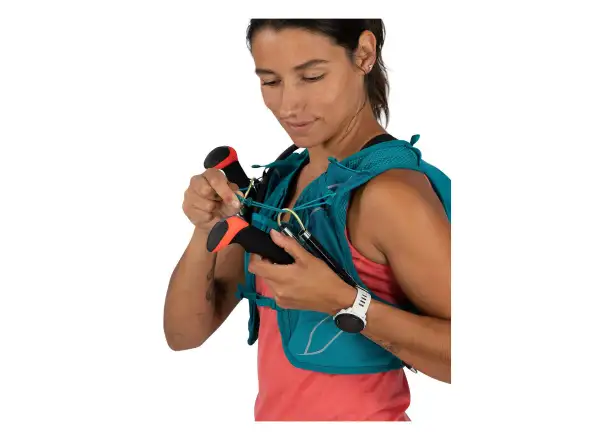 Osprey Dyna 6 Damen-Laufweste + 2x Flasche Hydraulics 0,5 l Kakio/Manuka Pink
