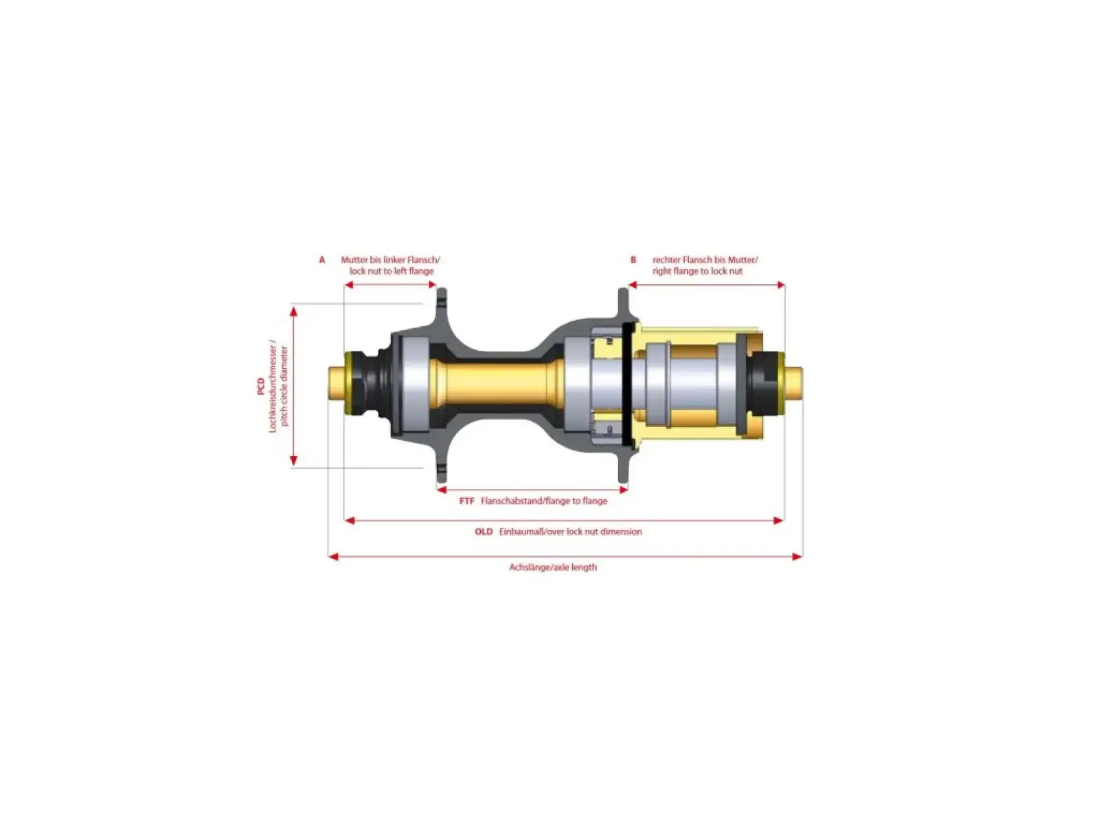 Novatec Al Hinterradnabe 32 Löcher Schwarz Industrielager