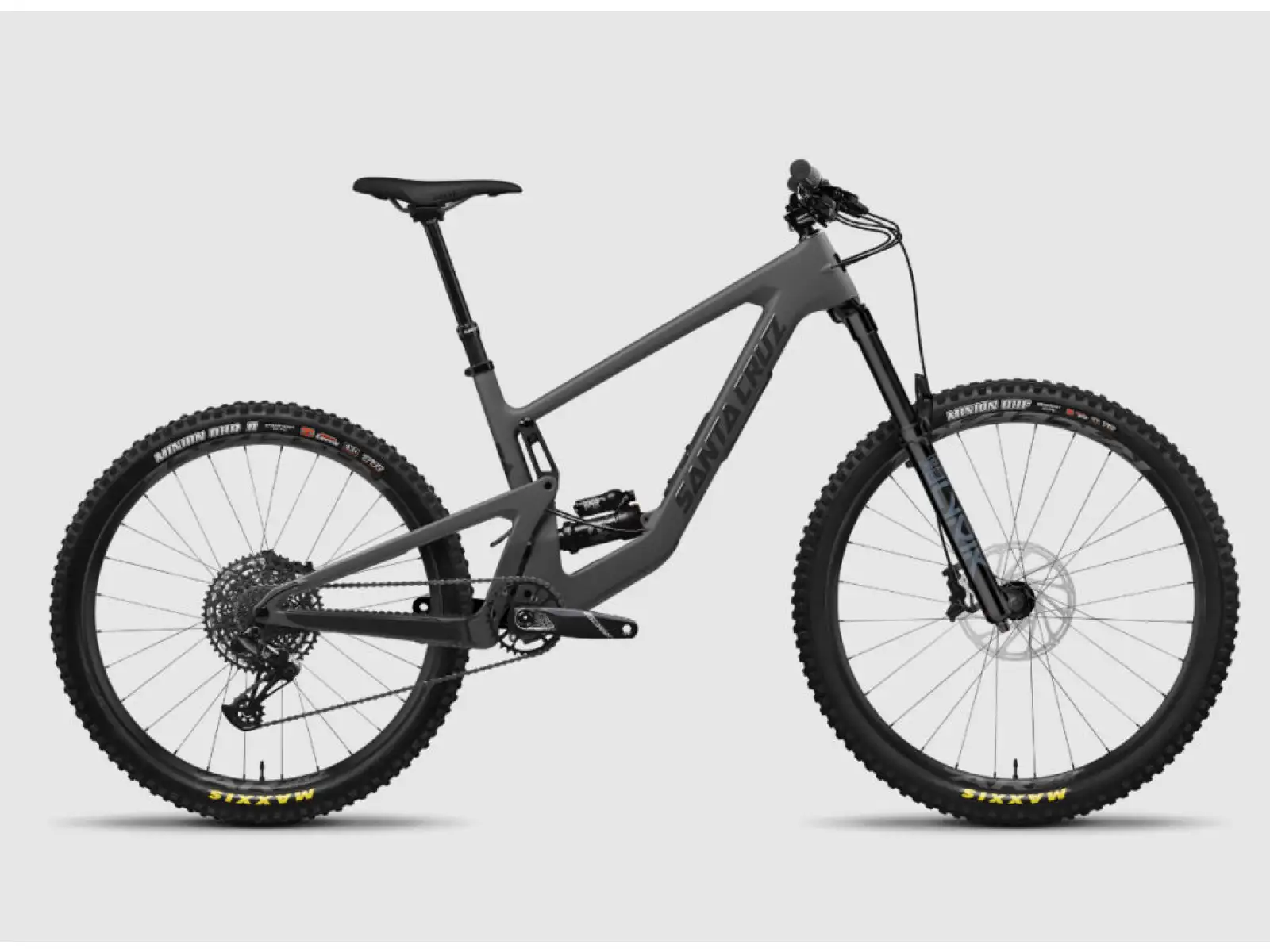 Santa Cruz Bronson 4.1 C MX R LG Vollgefedertes Fahrrad Matte Dark Matter