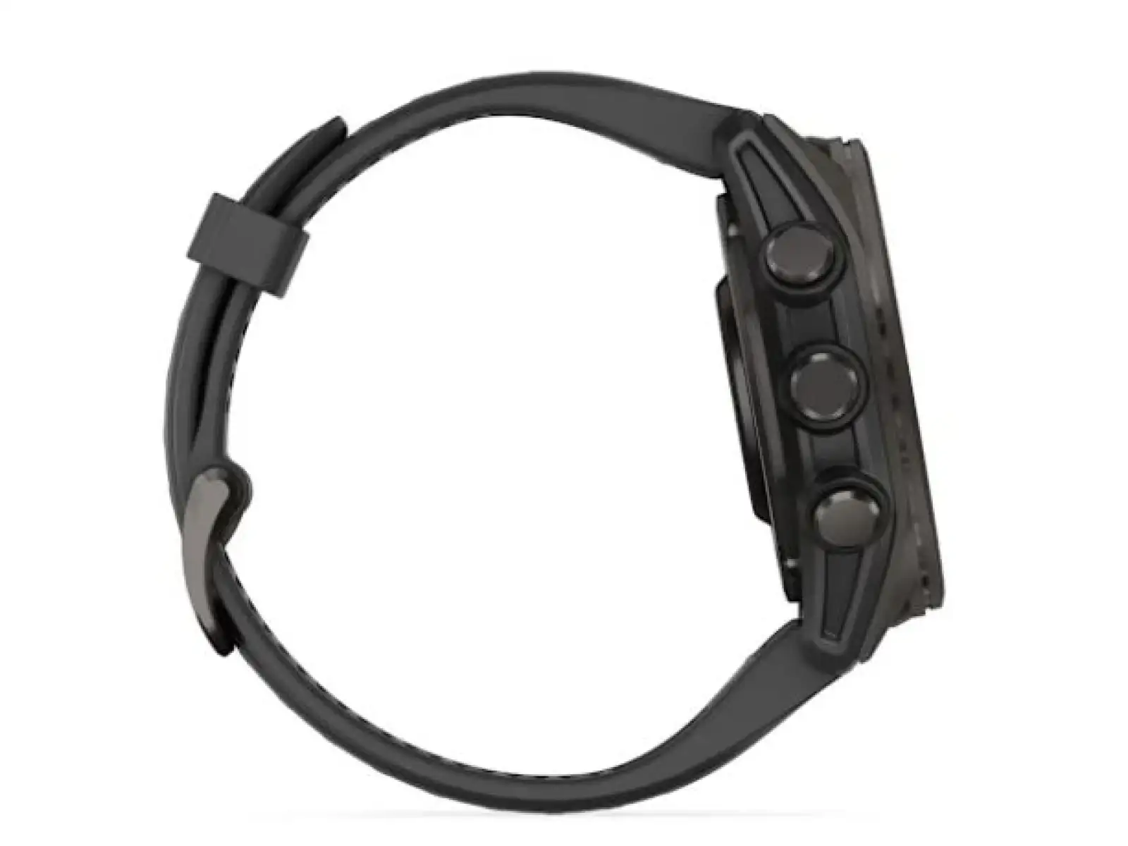 Garmin fenix 8 - 43 mm AMOLED Saphir Smartwatch in Carbon Titanium Schwarz/Steingrau